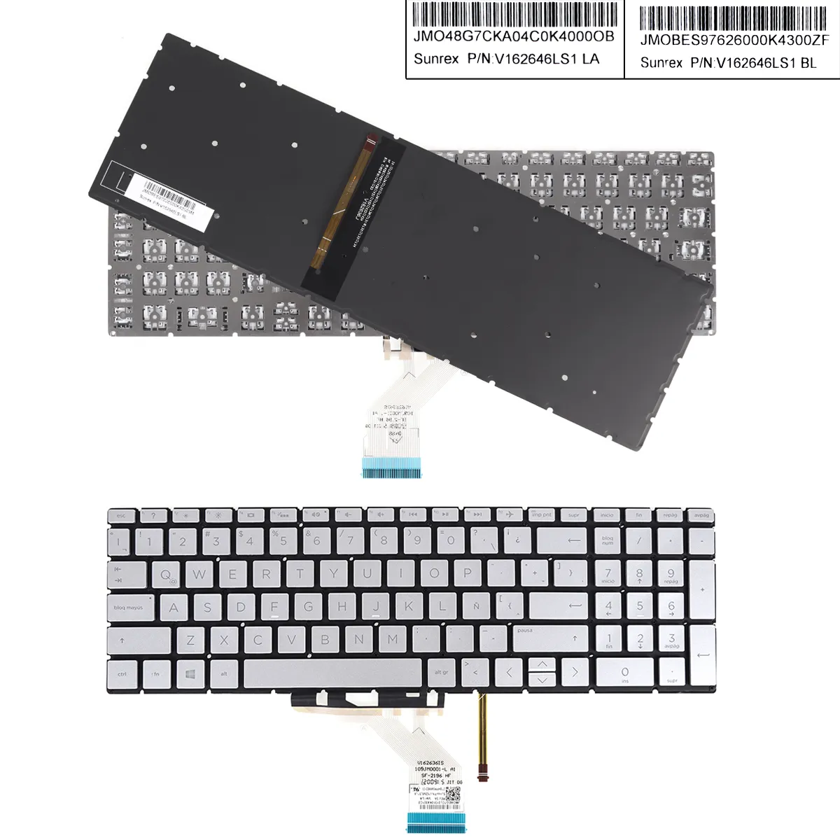 Picture of HP 15-CS 15-CS0025CL 15-CW000 15-CW0027CA 15-CW1063WM SILVER(Backlit win8)